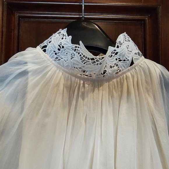 Catherine Malandrino High Neck Poncho Top - Picture 6 of 8